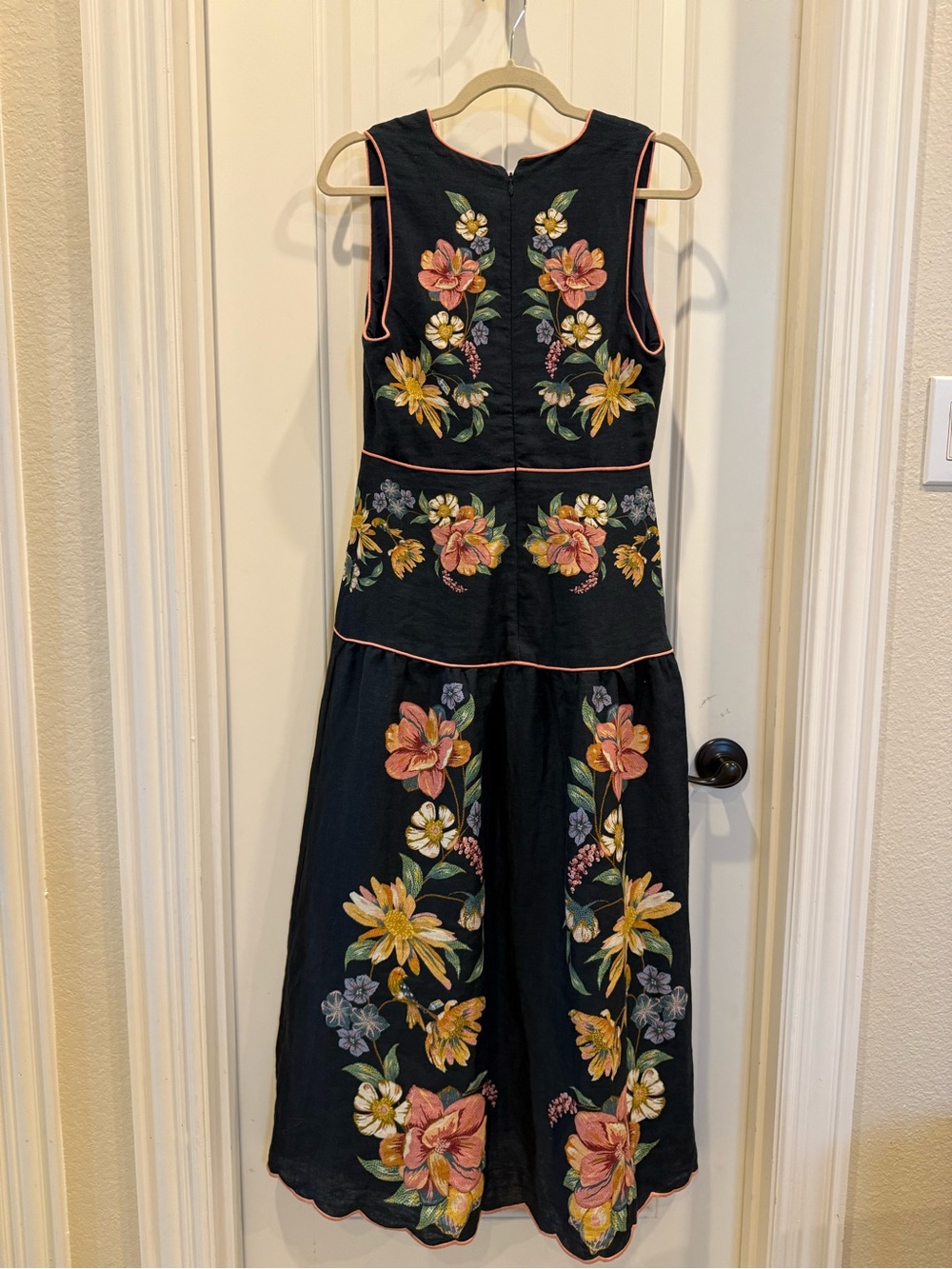 Farm Rio Maira Floral Midi Dress - Picture 4 of 7